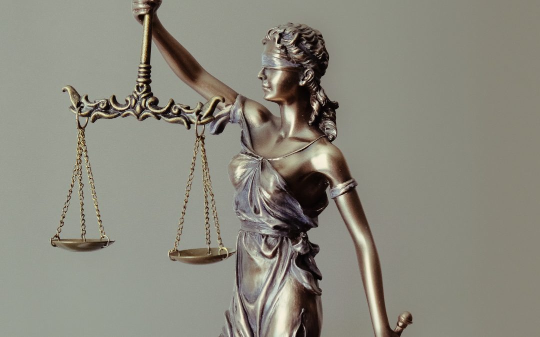 Lady Justice statuette