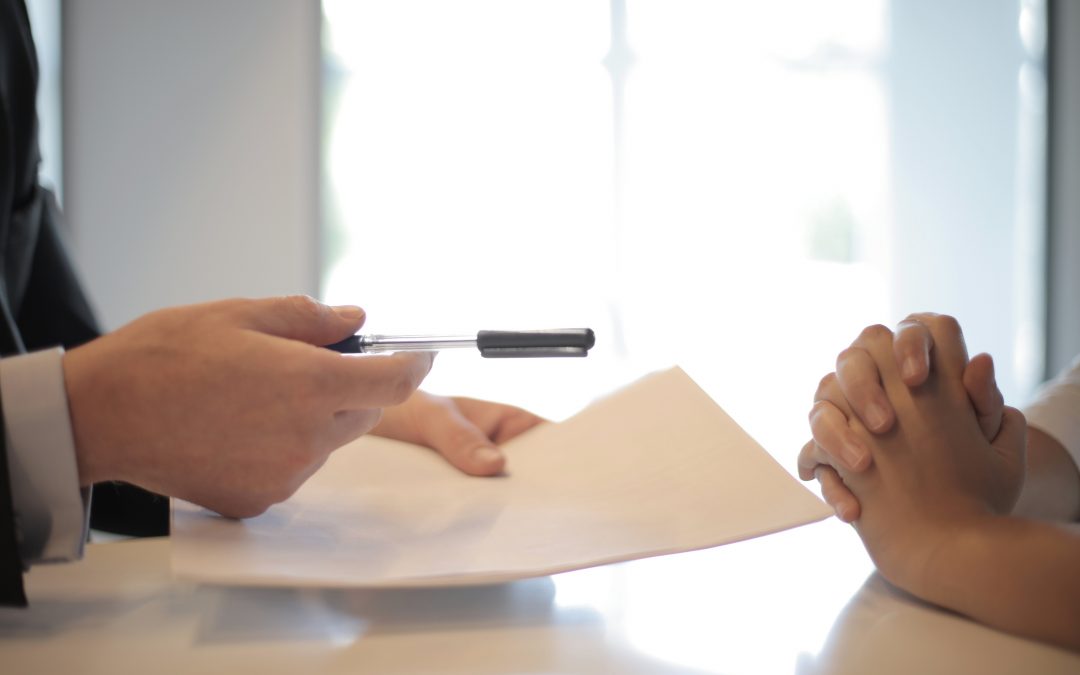person talking to lawyer